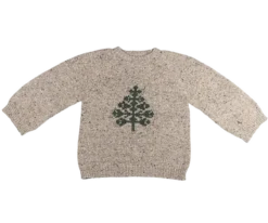 Sweater Strikket størrelse 3-4 år - Træ fra Maileg