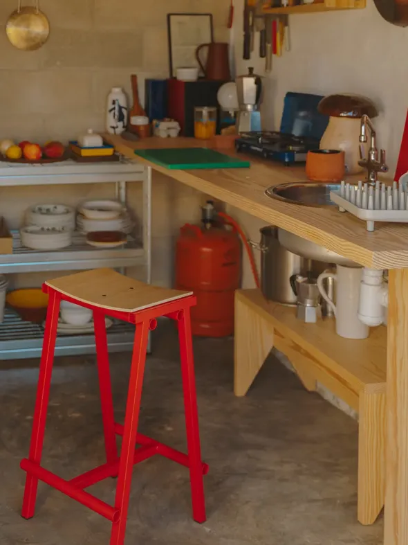 Taburete 8 Bar Stool, low fra Hay