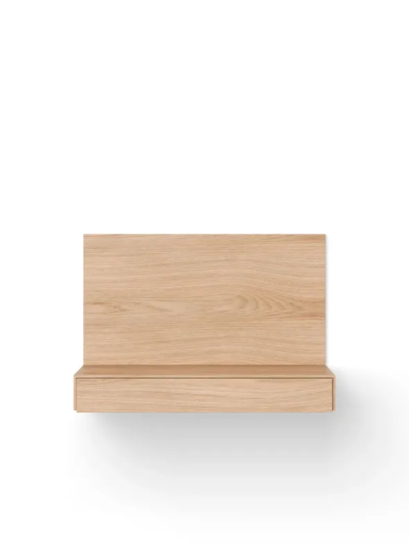 Tana Wall Mounted Desk, oak fra New Works