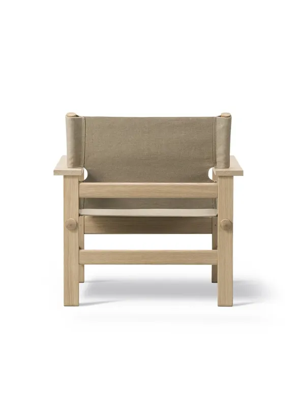 The Canvas Chair, sæbebehandlet eg natur canvas af Børge Mogensen