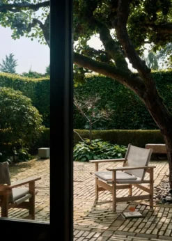 The Canvas Chair udendørs loungestol af Børge Mogensen