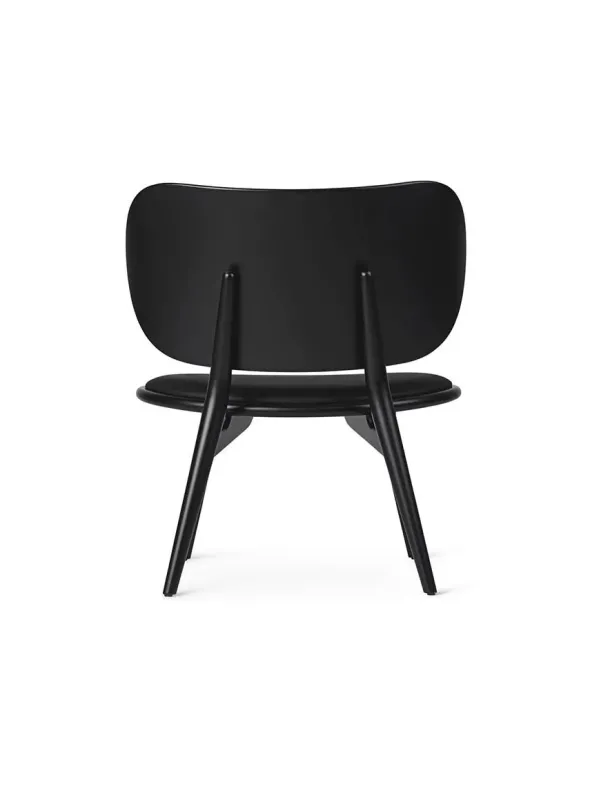 The Lounge Chair, sort bøg med sort læder fra Mater