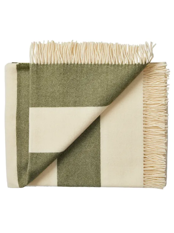 The Sweater Plaid, green fra Silkeborg Uldspinderi