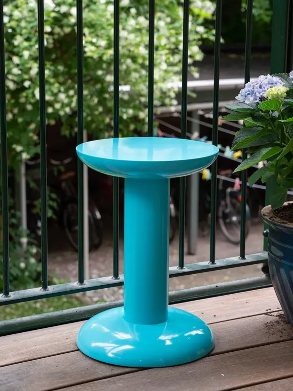 Thing Sidebord/Skammel, turquoise fra raawii