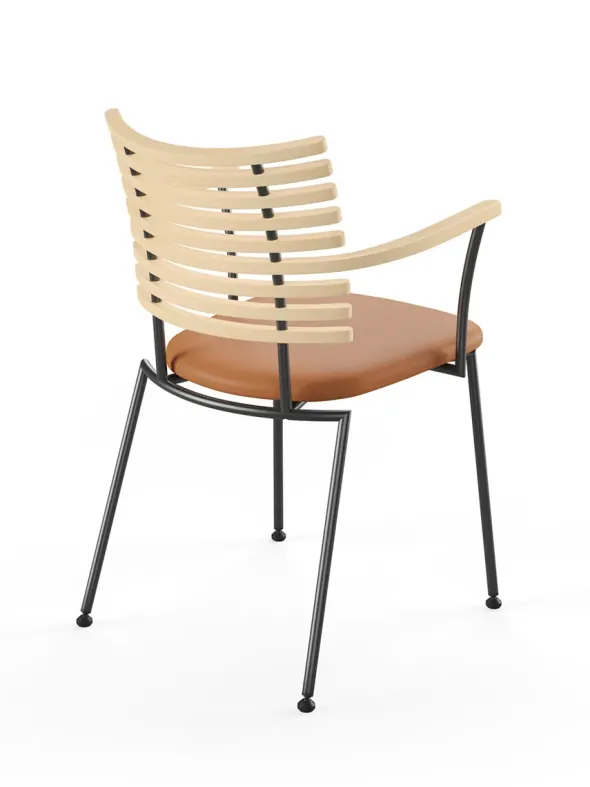 Tiger Armstol, cognac læder fra Naver Collection