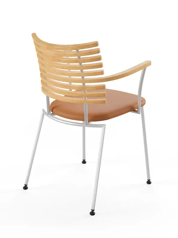 Tiger Armstol, cognac læder fra Naver Collection