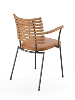 Tiger Armstol, cognac læder fra Naver Collection