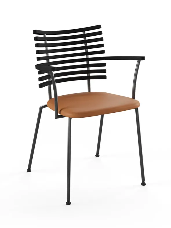 Tiger Armstol, cognac læder fra Naver Collection