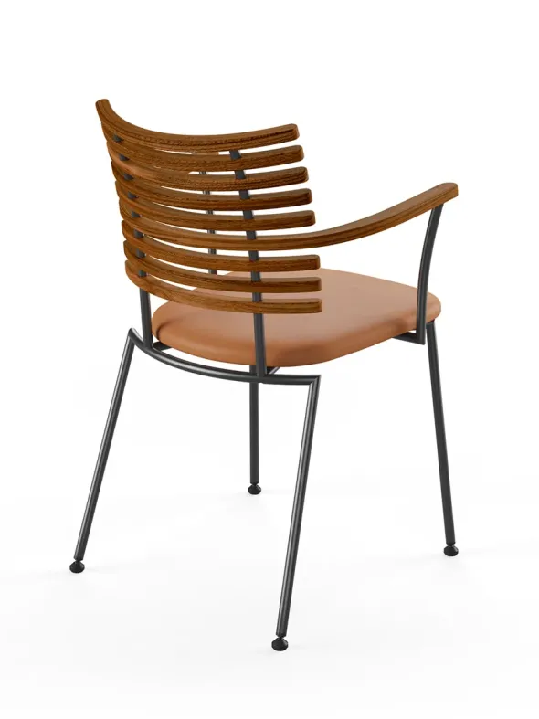 Tiger Armstol, cognac læder fra Naver Collection