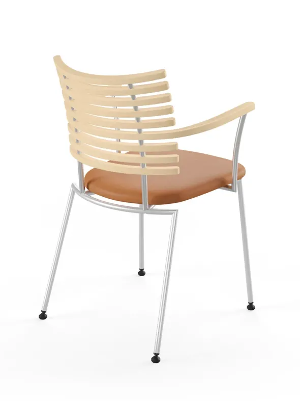 Tiger Armstol, cognac læder fra Naver Collection