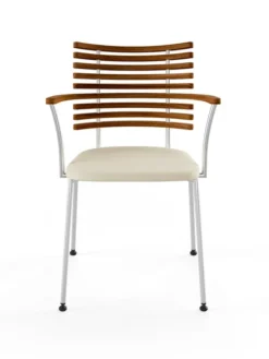 Tiger Armstol, creme læder fra Naver Collection