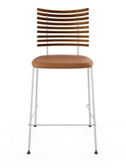 Tiger Barstol, cognac læder fra Naver Collection