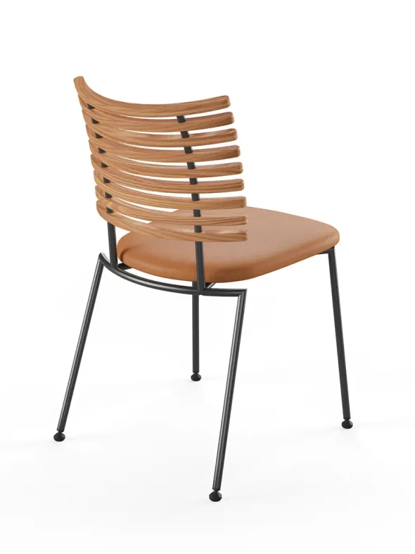 Tiger Stol, cognac læder fra Naver Collection