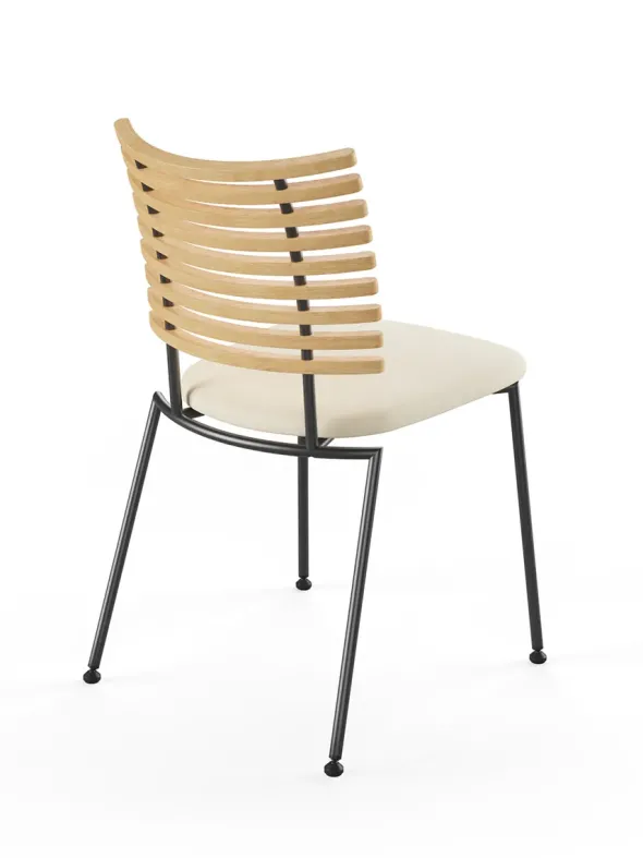 Tiger Stol, creme læder fra Naver Collection