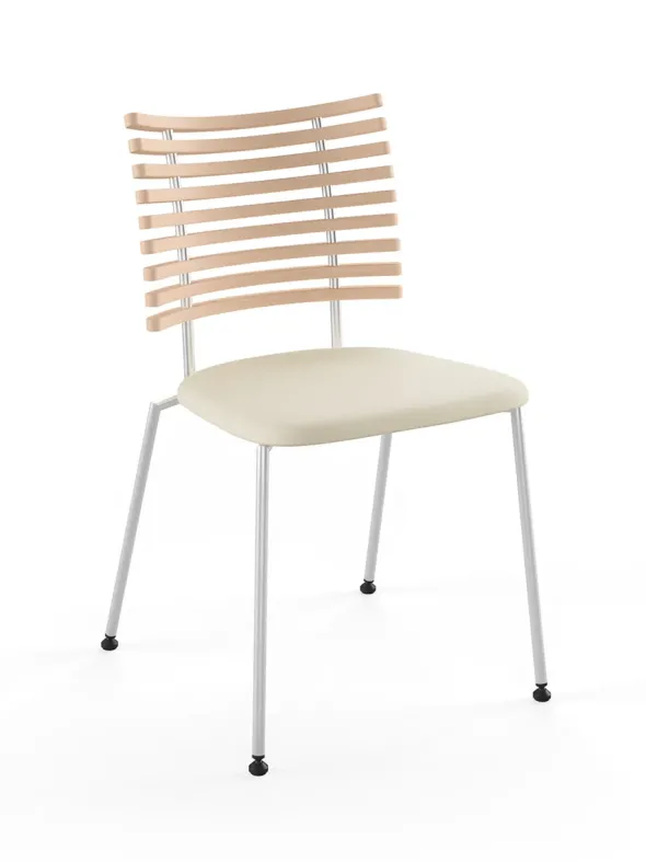 Tiger Stol, creme læder fra Naver Collection