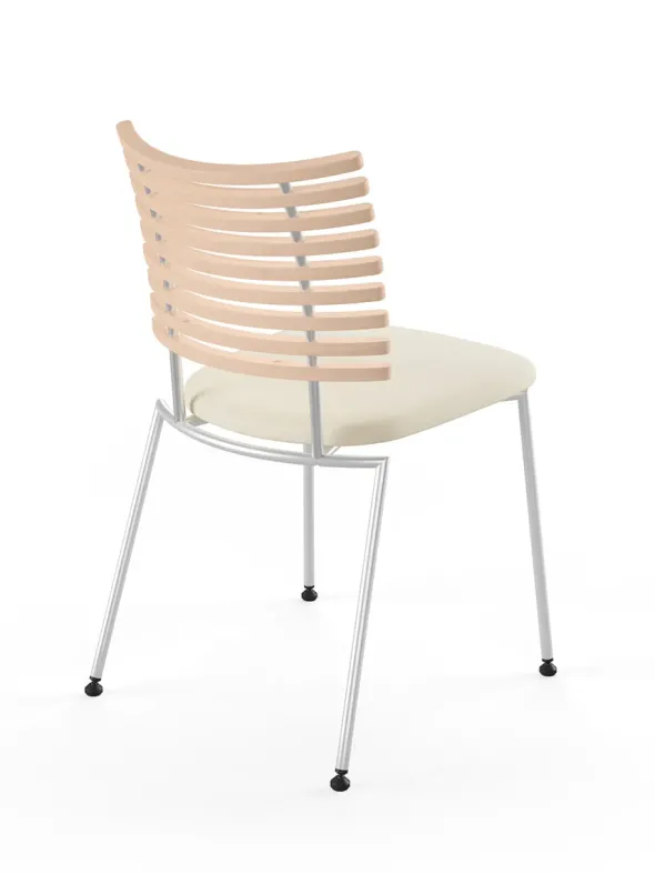 Tiger Stol, creme læder fra Naver Collection