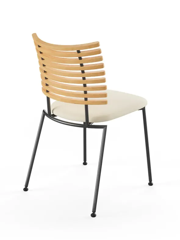 Tiger Stol, creme læder fra Naver Collection