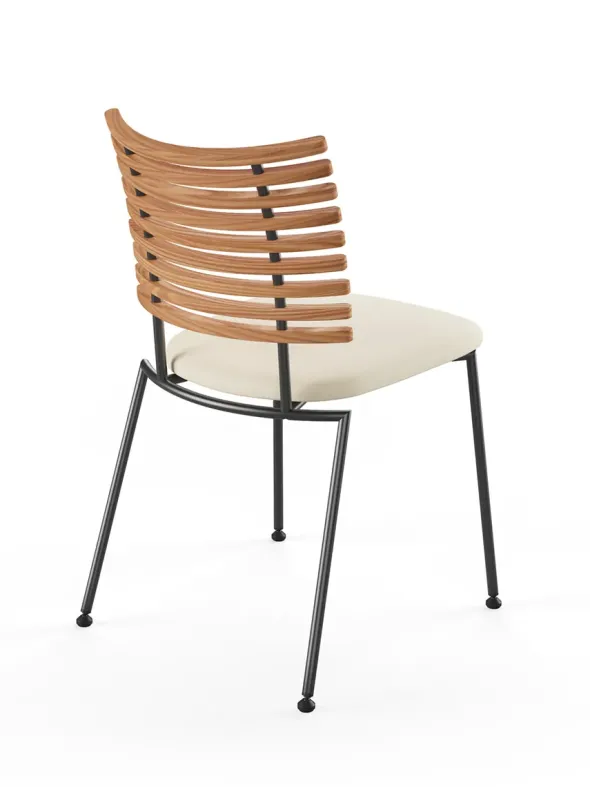 Tiger Stol, creme læder fra Naver Collection