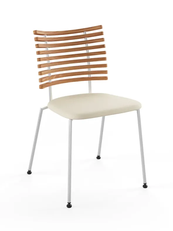 Tiger Stol, creme læder fra Naver Collection