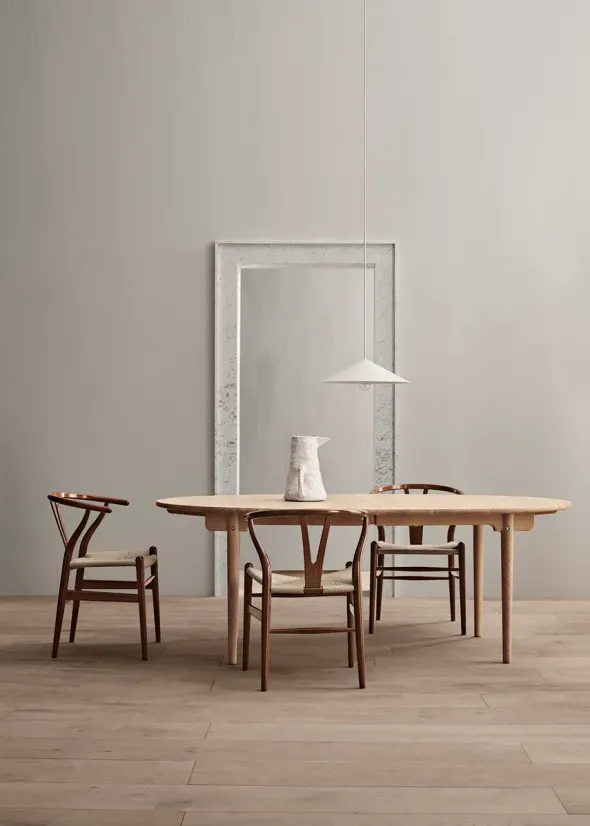 Tillægsplade til CH338/CH339 borde af Hans J. Wegner