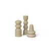 Torno Candles Sand, Set of 3 fra Ferm Living