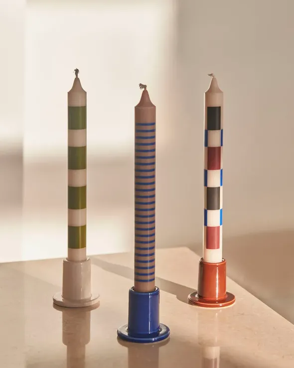Tube Candleholder, S fra Hay