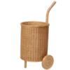 Tukki Trolley – naturlig rattan vogn fra Ferm Living