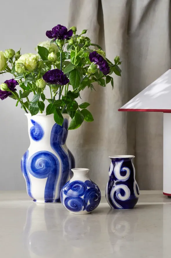 Tulle Vase, H 13 cm fra Kähler