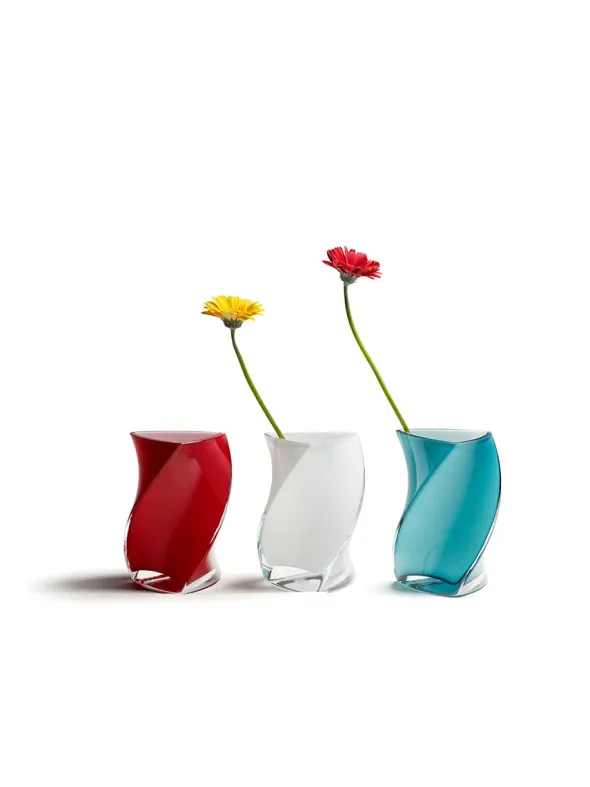 Twister vase fra Piet Hein (Blå)