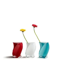 Twister vase fra Piet Hein (Rød)