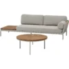Udendørs Open-Air Sofa, inkl. loungebord i teak fra Vipp