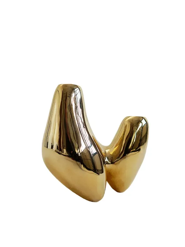Unity Candleholder, gold fra Hein Studio