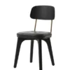 Utility Chair U Oak black Bellagio Black 7925 fra Stellar Works