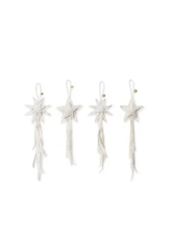 Vela Star Ornaments, sæt á 4 stk. fra Ferm Living