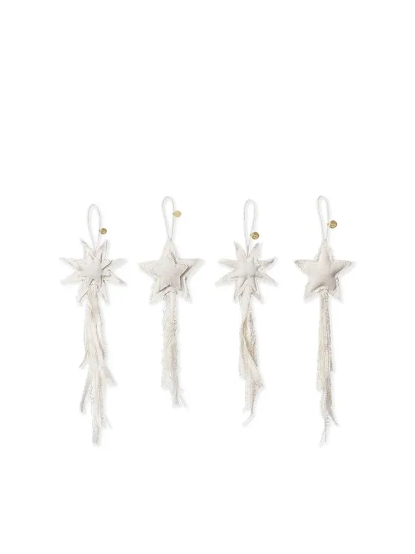 Vela Star Ornaments, sæt á 4 stk. fra Ferm Living