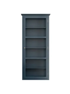 Væghængt Vitrineskab N4, dark blue fra Lindebjerg Design
