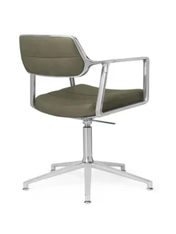 VIPP453 Swivel+ Chair, bosco grøn læder fra Vipp