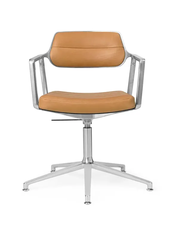 VIPP453 Swivel+ Chair, camel læder fra Vipp