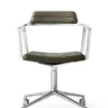 VIPP452 Swivel Chair m/hjul, bosco grøn læder fra Vipp