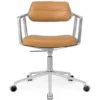VIPP453 Swivel+ Chair m/hjul, camel læder fra Vipp