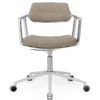 VIPP453 Swivel+ Chair m/hjul, dark sand tekstil fra Vipp