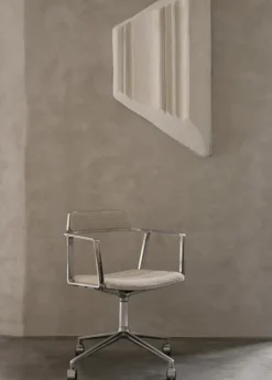 VIPP452 Swivel Chair m/hjul, Wavy tekstil fra Vipp