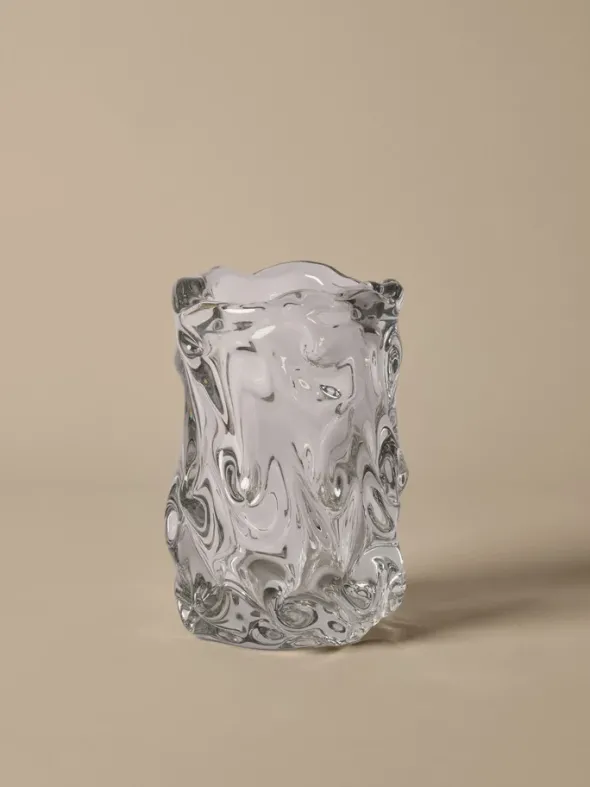 Virelle Vase Clear H24 fra Ferm Living