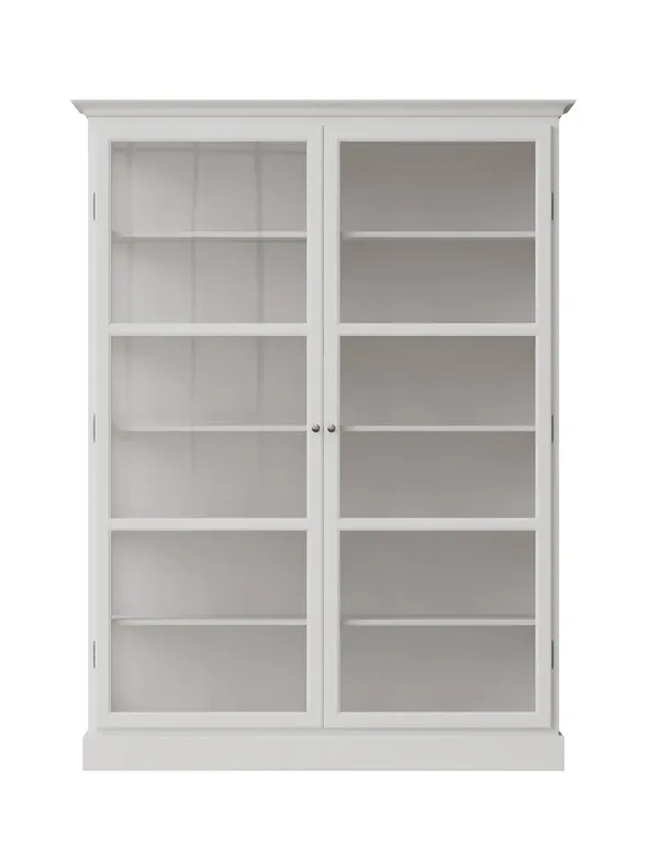 Vitrineskab Classic V2, hvid fra Lindebjerg Design
