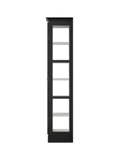 Vitrineskab Classic V1, sort fra Lindebjerg Design
