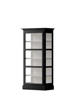 Vitrineskab Classic V3, sort fra Lindebjerg Design