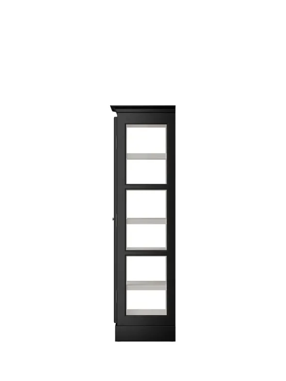 Vitrineskab Classic V3, sort fra Lindebjerg Design