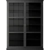 Vitrineskab N2, dark oak fra Lindebjerg Design