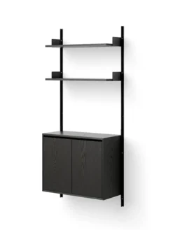 Wall Shelf Cabinet Tall w. Doors fra New Works