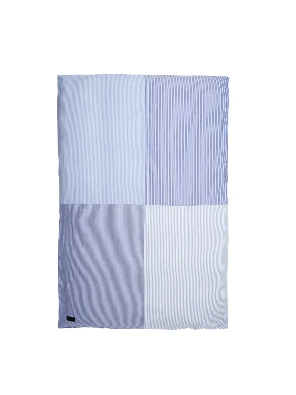 Wall Street Oxford Patchwork Duvet Cover Single 140x200 cm fra Magniberg
